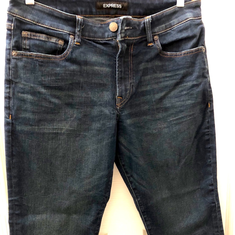 Express Hyper Stretch Jeans 32x30 Straight Fit